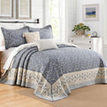 SahSahCasa 100% Cotton 128"x120" Oversized California King XL