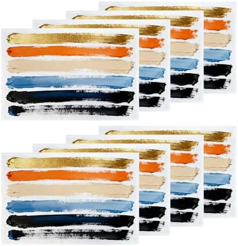 Shrahala Summer Autumn Gray Hipster Set of 8 12 X 18 Inch Linen