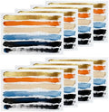 Shrahala Summer Autumn Gray Hipster Set of 8 12 X 18 Inch Linen