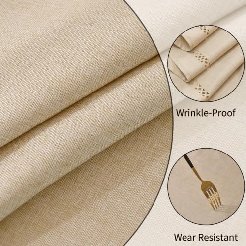 Deep Dream Rustic Rectangular Tablecloth, Linen-Style Table Cloth with