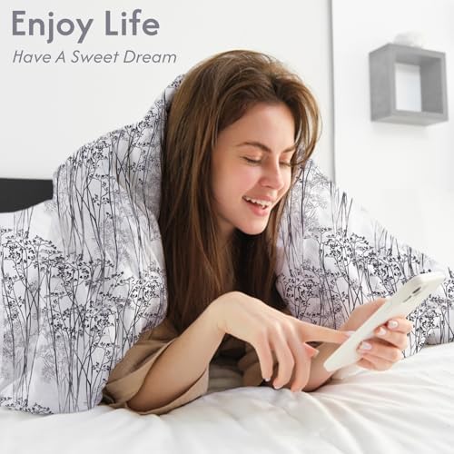 LONAVA King Botaincal 3 Pcs Duvet Cover Set, Breathable Soft