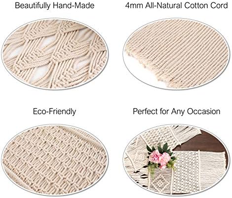 Macrame Table Runner, Boho Table Runner 86 x 13 inches, Perfect for