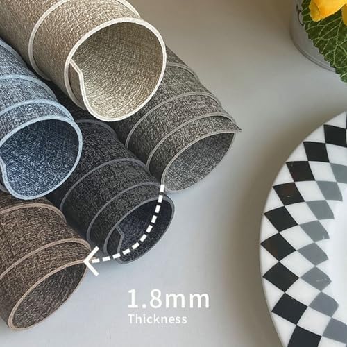 Placemats 6PC,16.93 x 11.82 in / 43 x 30 CM,Placemats Washable Leather