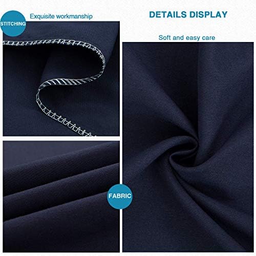 FLXXIE 6 Pack Microfiber Queen Pillowcases, Envelope Closure, Navy