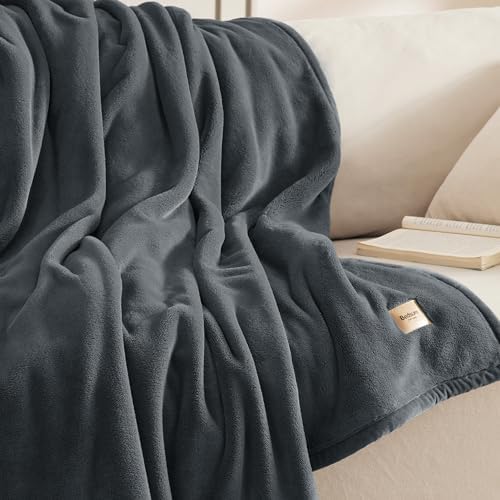 Bedsure Fleece King Size Blanket for Bed - GentleSoft Warm, Cozy, Soft