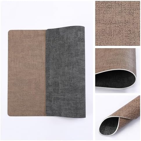 Placemats Set of 6 Faux Leather Placemats for Kitchen Table Decor