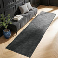 LIANLAM 2x6 Washable Runner Rugs, Gray Stainproof Non-Slip for Hallway