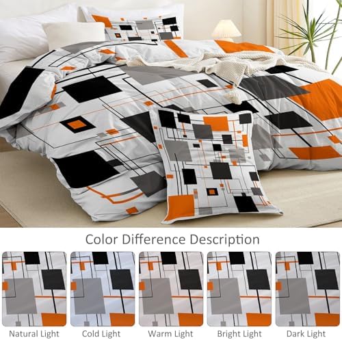 Duvet Cover Set Queen - Ultra Soft Microfiber Reversible Comforter