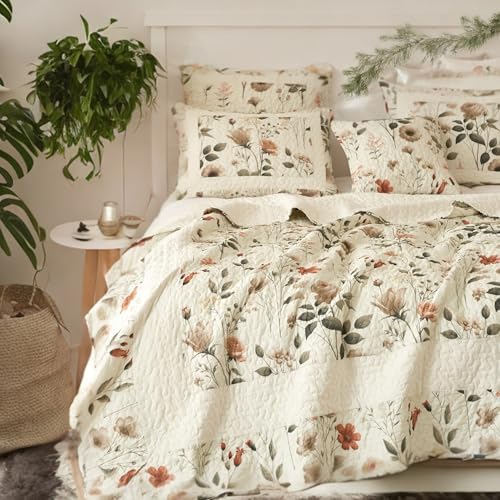 DaDa Bedding DaDalogy Enchanted Meadow Floral Bed in a Bag, Twin