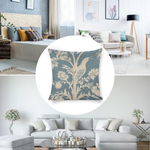 2 Pack, Square Decorative Pillow Covers, 18", Throw Pillow Sham with