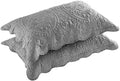 BOSOWOS Pillow Shams Queen Size Set of 2, Ultra Soft Breathable