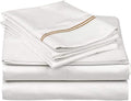 Mattress-Homes Full Sheet Set 4 Piece, 100% Long Staple Cotton Sateen