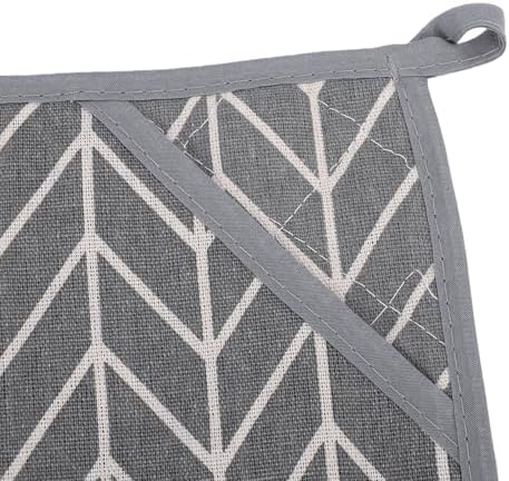 Oven Mitt and Pot Holder Set, Thickened Cotton Heat (2 Sets)