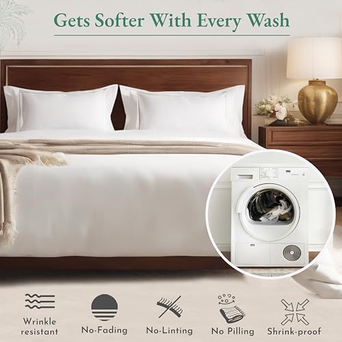 Bedding Bundle - King Fitted Sheet with 2 Pillowcases, 600 Thread