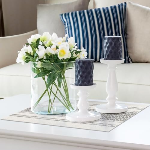 ADRIMER Placemats Set of 8, Boho Table Mats Cotton Blend, Durable