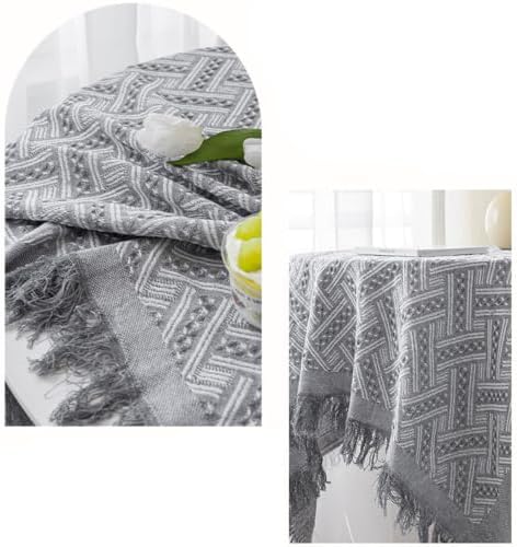Cloth Tablecloth Square Table 70.9x70.9 inch,Soft Polyester Cotton