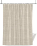 Minimalist Cream Beige Shower Curtain for Bathroom Rustic Neutral