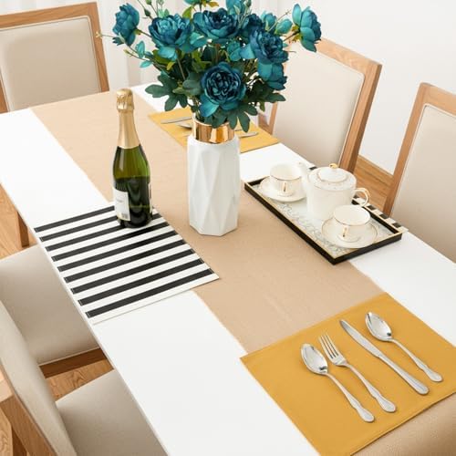 10 Pack Burlap Table Runners Rustic Jute Table Runner Placemats Bulk