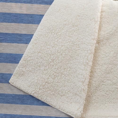 Addison Rugs ASB530 Tan 50" x 70" Oversized Sherpa Throw Blanket