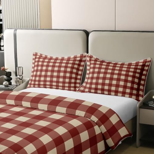 Castle Fairy Geometric Grid Girls Bedding Set Twin Size 100% Cotton