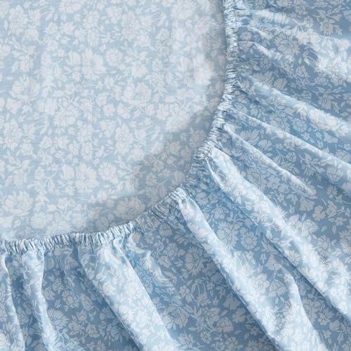 Laura Ashley - Twin Size Sheet Set with Fitted Sheet & Pillowcase