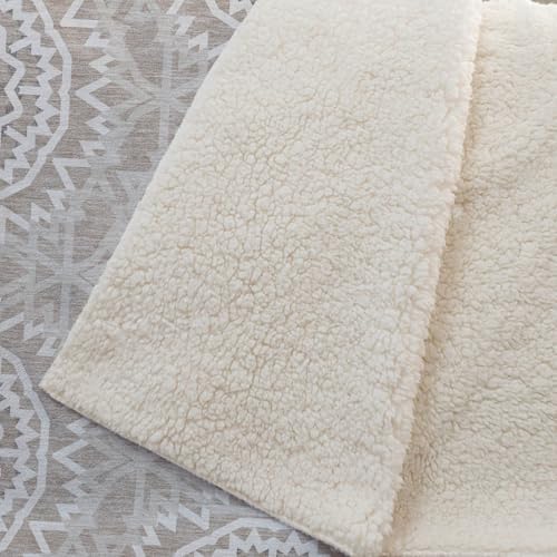 Addison Rugs ASB619 Taupe 50" x 70" Oversized Sherpa Throw Blanket