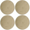 tag 15 in. Round Handwoven Placemats Set of 4 Beige Beige
