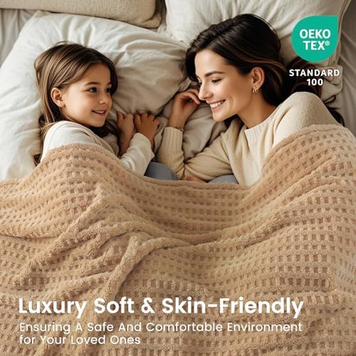 David's Home Ultra Soft Fleece Blanket King Size for Bed, Plush Shaggy