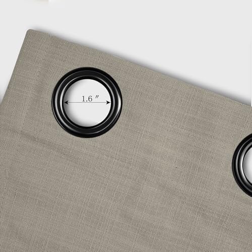 LUSTROWIN Blackout & Light Filtering Curtains for Bedroom & Living
