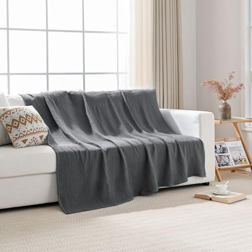 Esterra Queen Size Cozy Soft Lightweight Pre-Washed Cotton Blanket