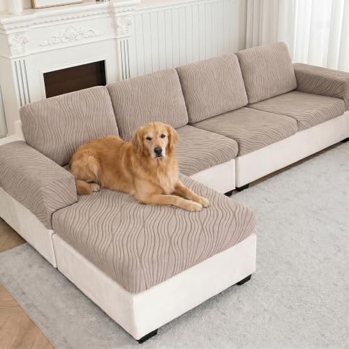 Eco-Ancheng Couch Cushion Cover Sectional Couch Covers for Sofa Chaise