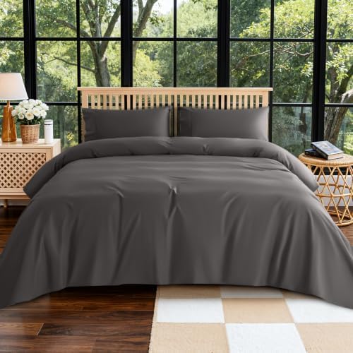 SONORO KATE 800 Series 100% Egyptian Cotton King Sheet Set,Sateen