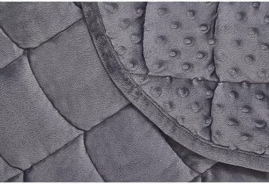 TONGDADA Weighted Lap Blanket 7lbs for Adult,Perfect for Relaxation