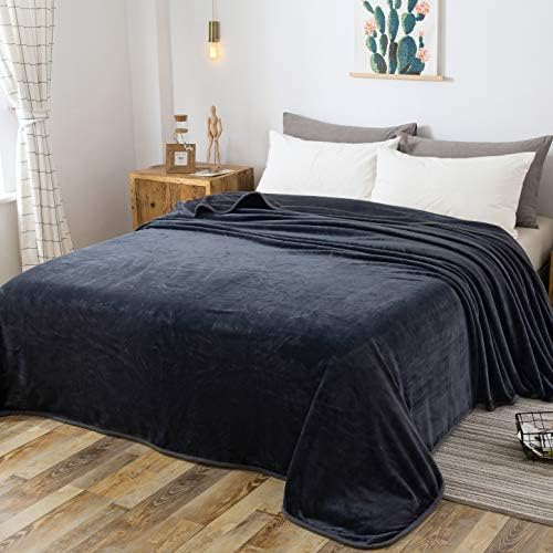 Fleece Blanket King Size 350GSM Lightweight Blankets for California