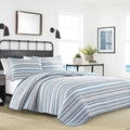 Nautica - Soft Queen Quilt Set with Shams, Lightweight Bedding