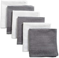 J&M Home Fashions, Cotton Ribbed Terry Dish Towels, Ultra Absorbent