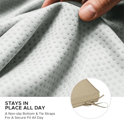 Outdoor Chair Cushions, Fade-Resistant & Water-Resistant, D Shaped
