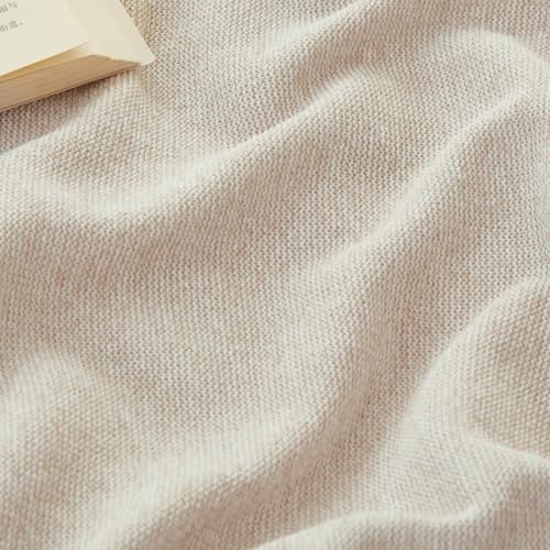 COOVA Lightweight Knit King Blanket for Bed, Decorative Blanket, Soft