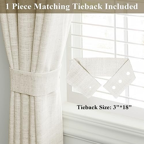 Frelement 120 Inches Extra Long Room Darkening Curtains for High