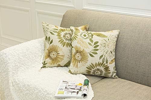 Mika Home Pack of 2 Throw Pillow Covers Decorative Pillow Cases for