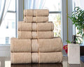 100% Luxurious Cotton 600 GSM 6PC Bath Towel Set (Taupe)