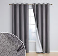 HLC.ME Siena Decorative 100% Full Blackout Thermal Insulated Window