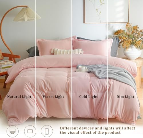 Mohap 1 Duvet Cover with 2 Pillow Shams Full Size for All Seasons