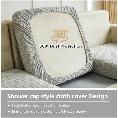 Yoovat Couch Cushion Covers for Sofa Couch Covers Wear-Resistant