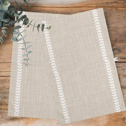 Modern Minimalist Kitchen Towels Set of 3, Water Absorbent Dish Towel