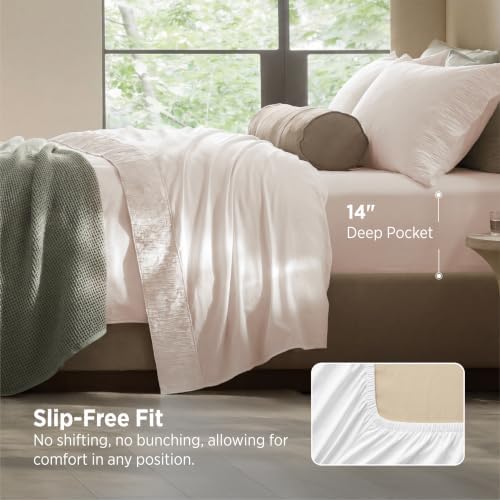 Bedsure Full Size Sheets - 4 Pieces Soft, Breathable, Cooling Bed