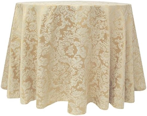 Ultimate Textile 60 x 102-Inch Oval Vintage Damask Tablecloth