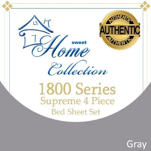 Sweet Home Collection Supreme 1800 Series 4pc Bed Sheet Set Egyptian
