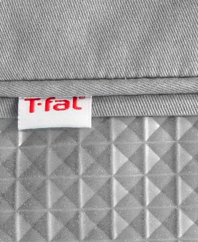 T-fal Waffle Silicone Oven Mitt Set, Softflex, Non-Slip Grip, Heat