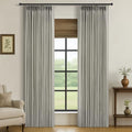 108 Inch Long Curtains Pinch Pleated Curtains for Living Room 2 Panels